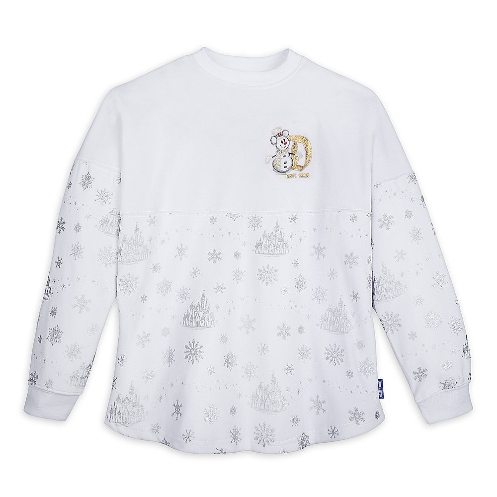 NWT Disneyland Holiday Silver Gold Spirit Jersey - Picture 2 of 9